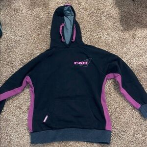 FXR Black and Pink Hoodie